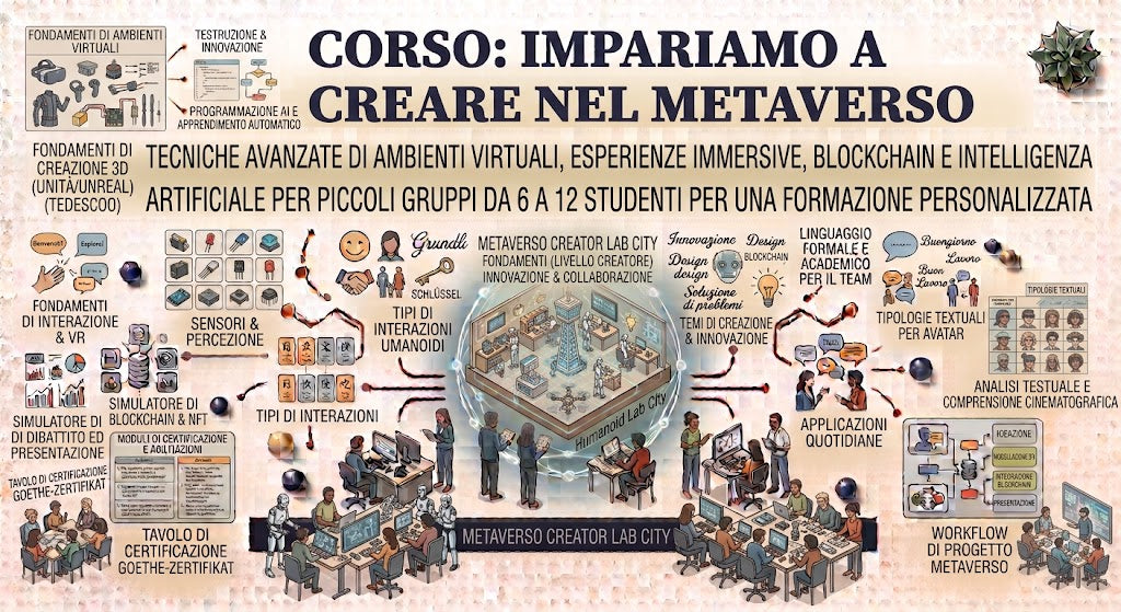 CORSO METAVERSO DA 6 A 12 STUDENTI