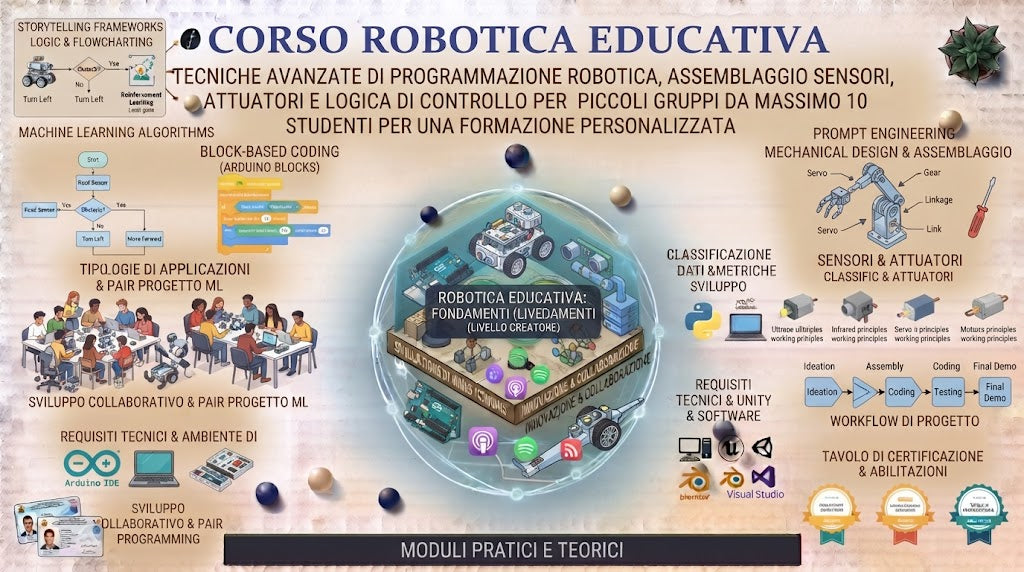 CORSO ROBOTICA EDUCATIVA MASSIMO 10 STUDENTI