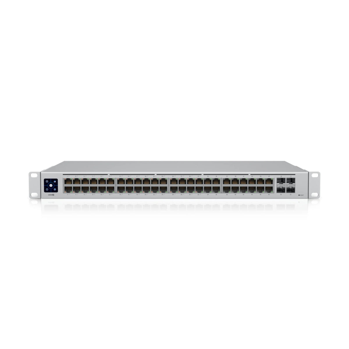 Ubiquiti USW-48-PoE – Switch UniFi 48 Porte GbE con 32 PoE+, 4 SFP e Raffreddamento Senza Ventola
