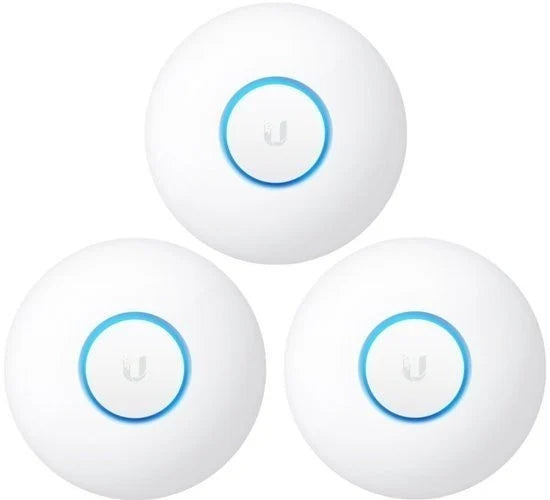 Ubiquiti UAP-NANOHD-3 – Kit 3 Access Point UniFi nanoHD Wi-Fi 5 1733 Mbit/s con PoE