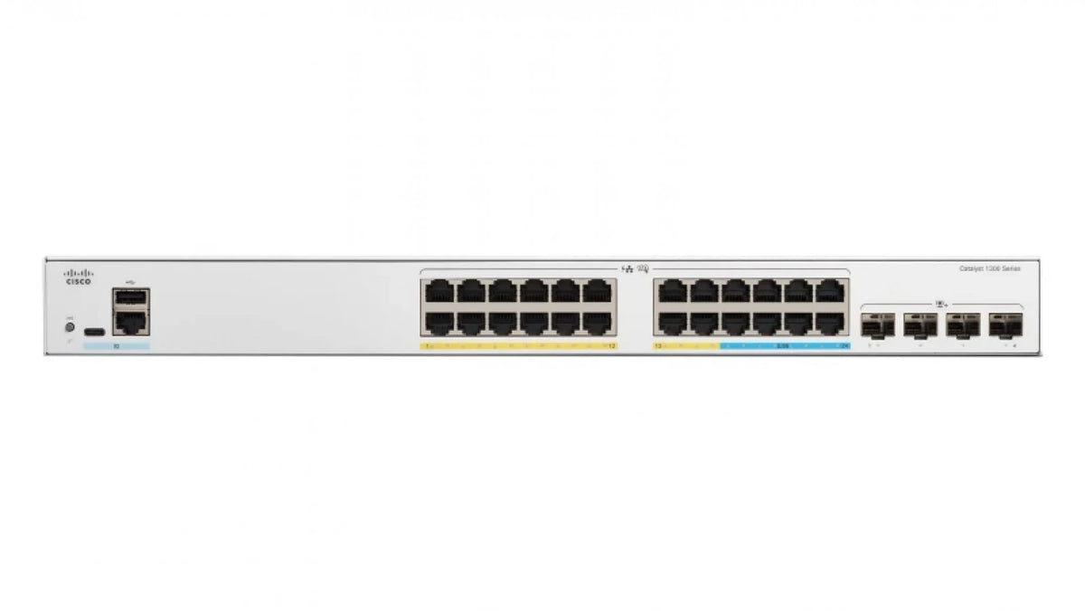 Cisco Catalyst 1300 C1300-24MGP-4X – Switch Managed L2/L3 24 Porte (8x 2.5G) PoE