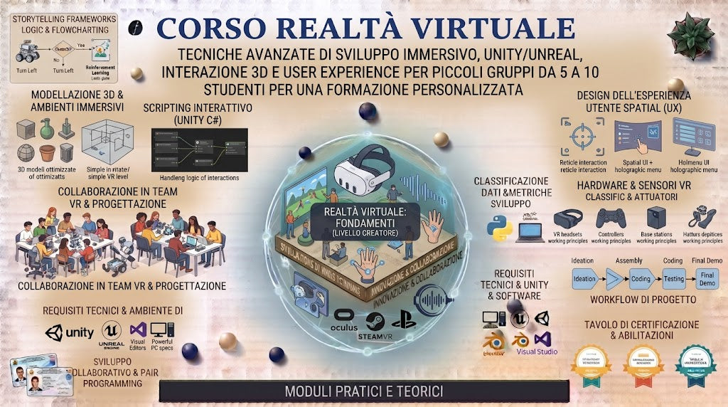 CORSO REALTÀ VIRTUALE DA 5 A 10 STUDENTI