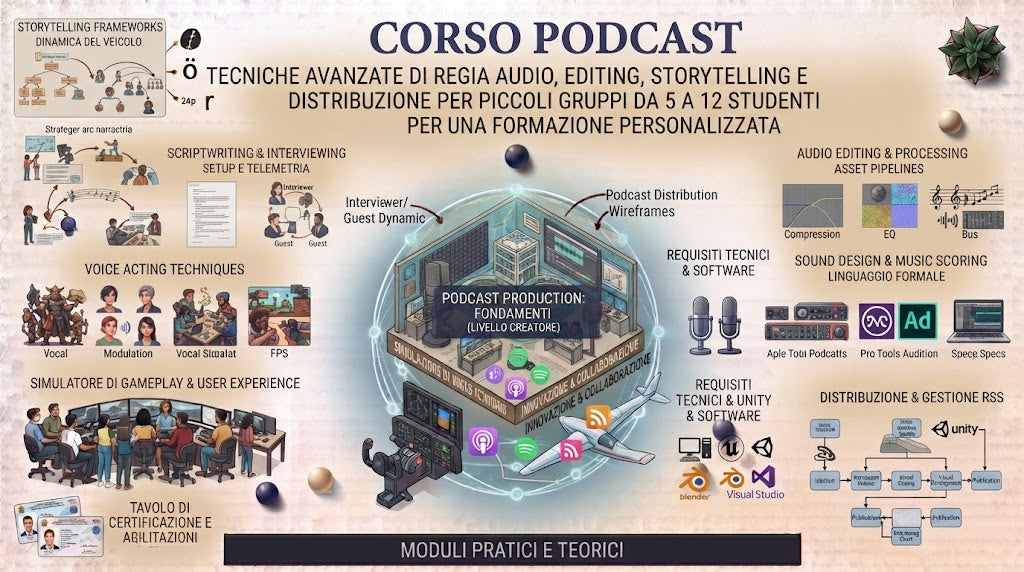 CORSO PODCAST DA 5 A 12 STUDENTI
