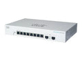 Cisco CBS220-8T-E-2G-EU – Switch Smart 8 Porte GbE con 2 Uplink 1G SFP e Alimentatore Esterno