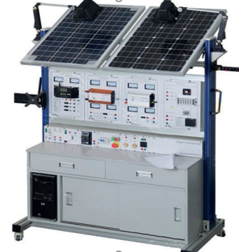 Trainer kit  BASE 2 -  per la formazione sulla produzione di energia elettrica da Solare fotovoltaico.
