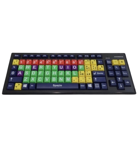 QueenKey color Bluetooth & RF - Tastiera semplificata