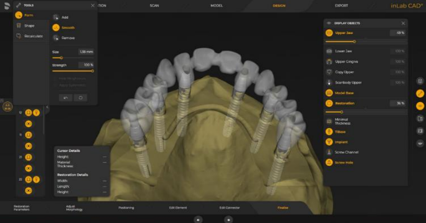 Licenza Software CAD + Modulo interfacce + Modulo implantologia