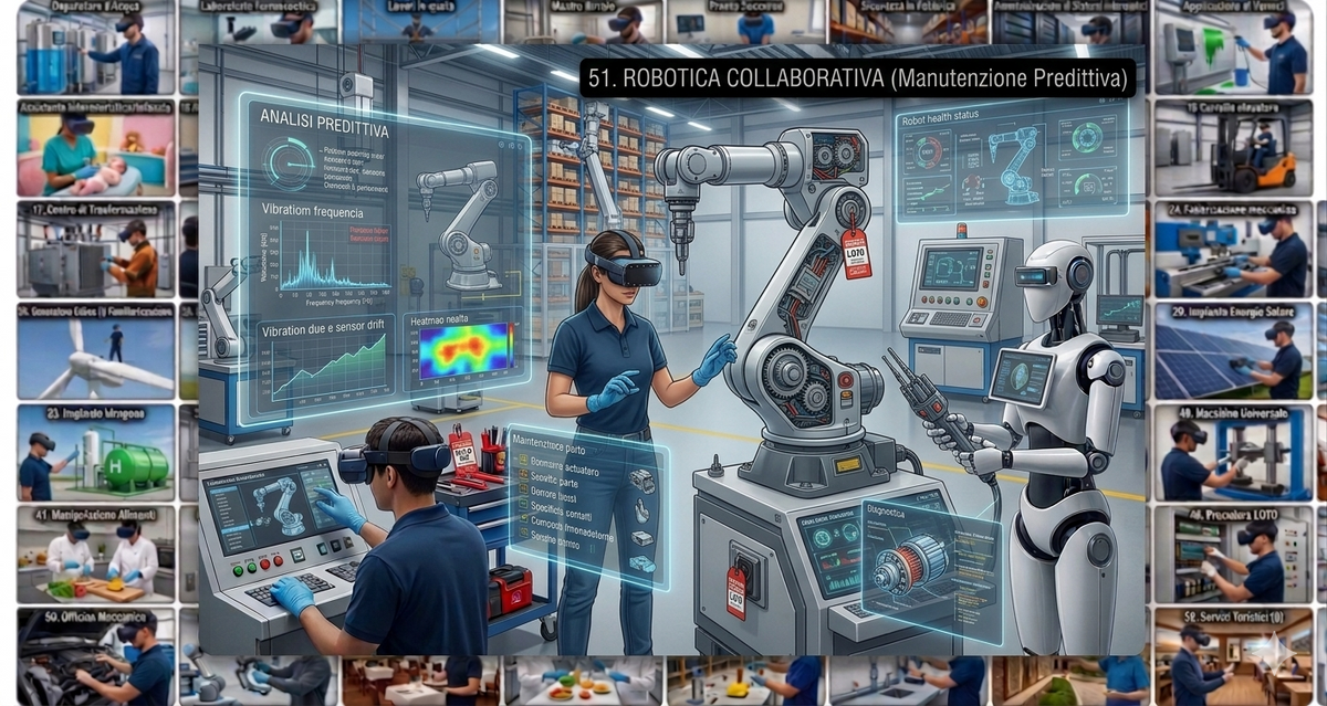 Simulatore per la formazione professionale in VR - Robotica Collaborativa.