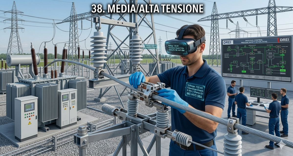 Simulatore per la formazione professionale in VR - Lavori su Media e Alta Tensione