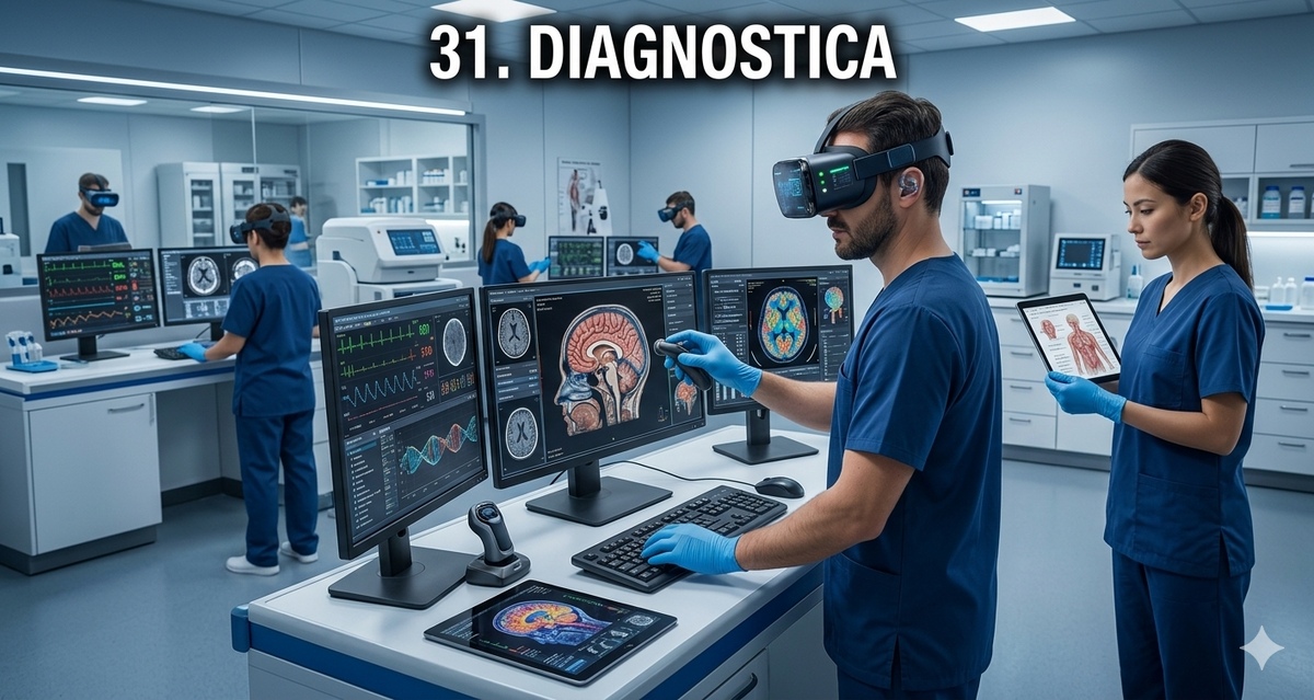 Simulatore per la formazione professionale in VR - Immagini per la Diagnostica Medica.