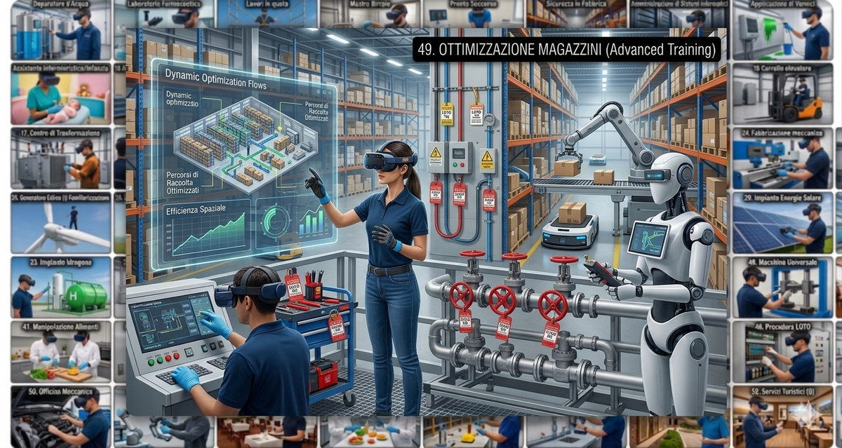 Simulatore per la formazione professionale in VR - Quadri Elettrici.