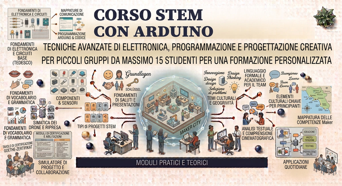 CORSO STEM CON ARDUINO MASSIMO 15 STUDENTI