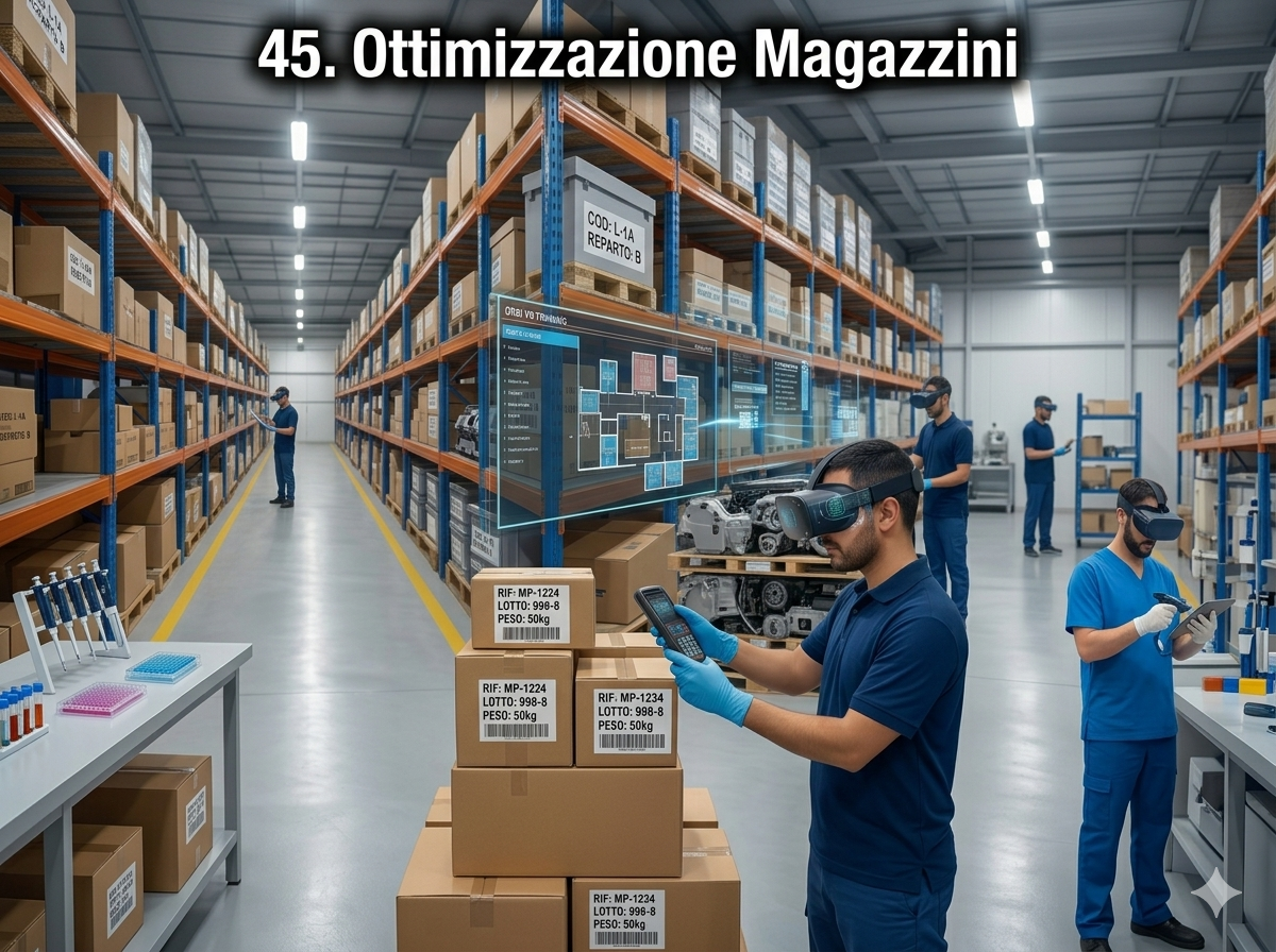 Simulatore per la formazione professionale in VR - Ottimizzazione di Magazzini e Distribuzione.