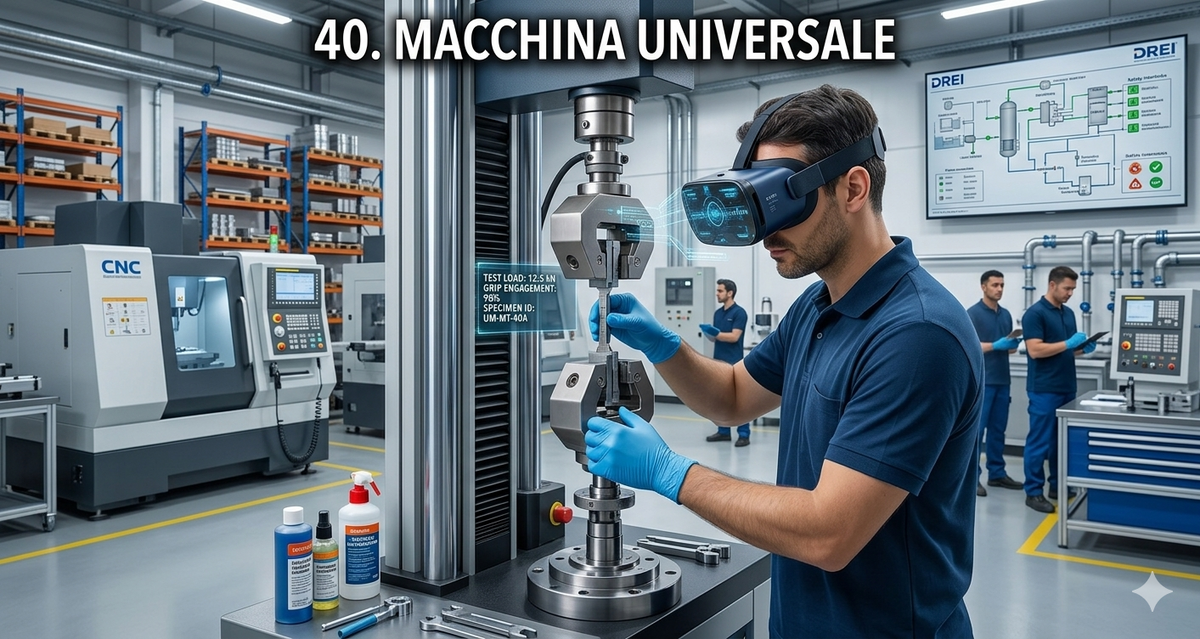 imulatore per la formazione professionale in VR - Macchina Universale di Prova