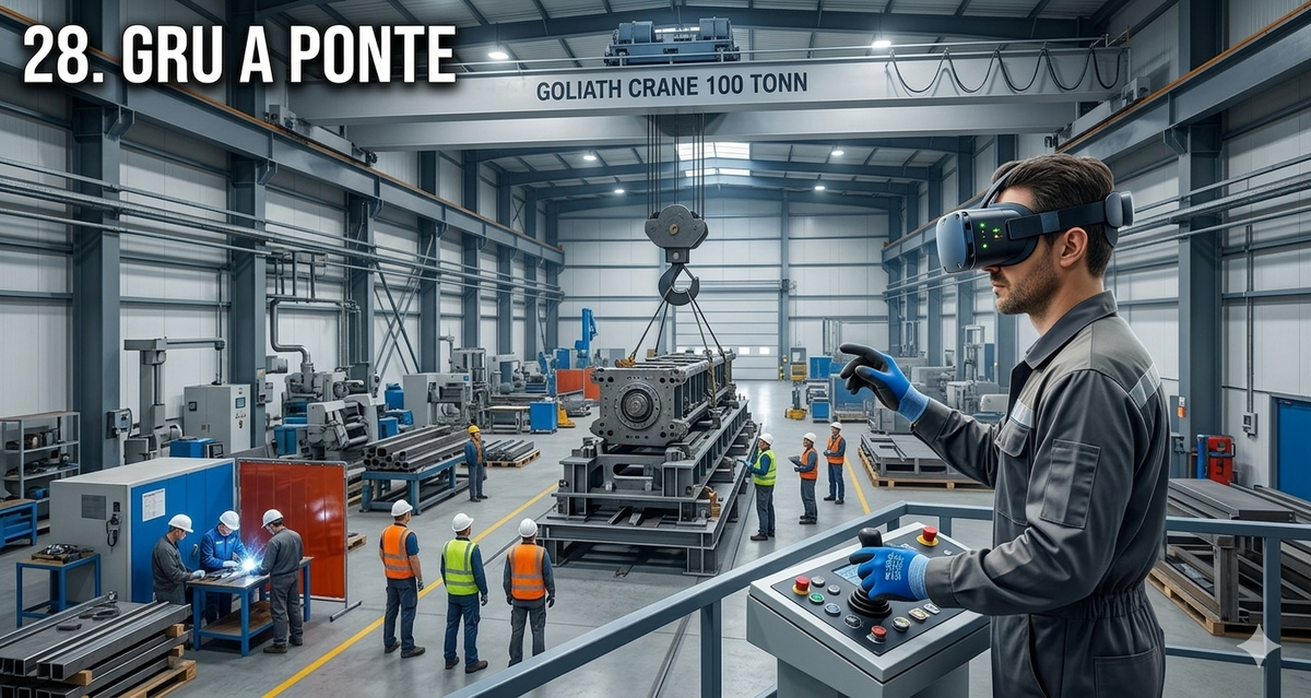 Simulatore per la formazione professionale in VR - Gru a Ponte (Carroponte).