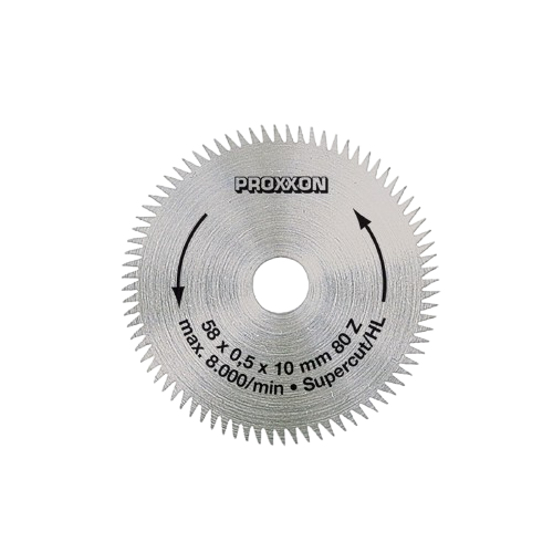 Lama Super-Cut“ Ø 58 mm (foro 10 mm).