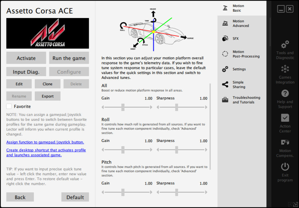 Platform Manager – ForceSeatPM