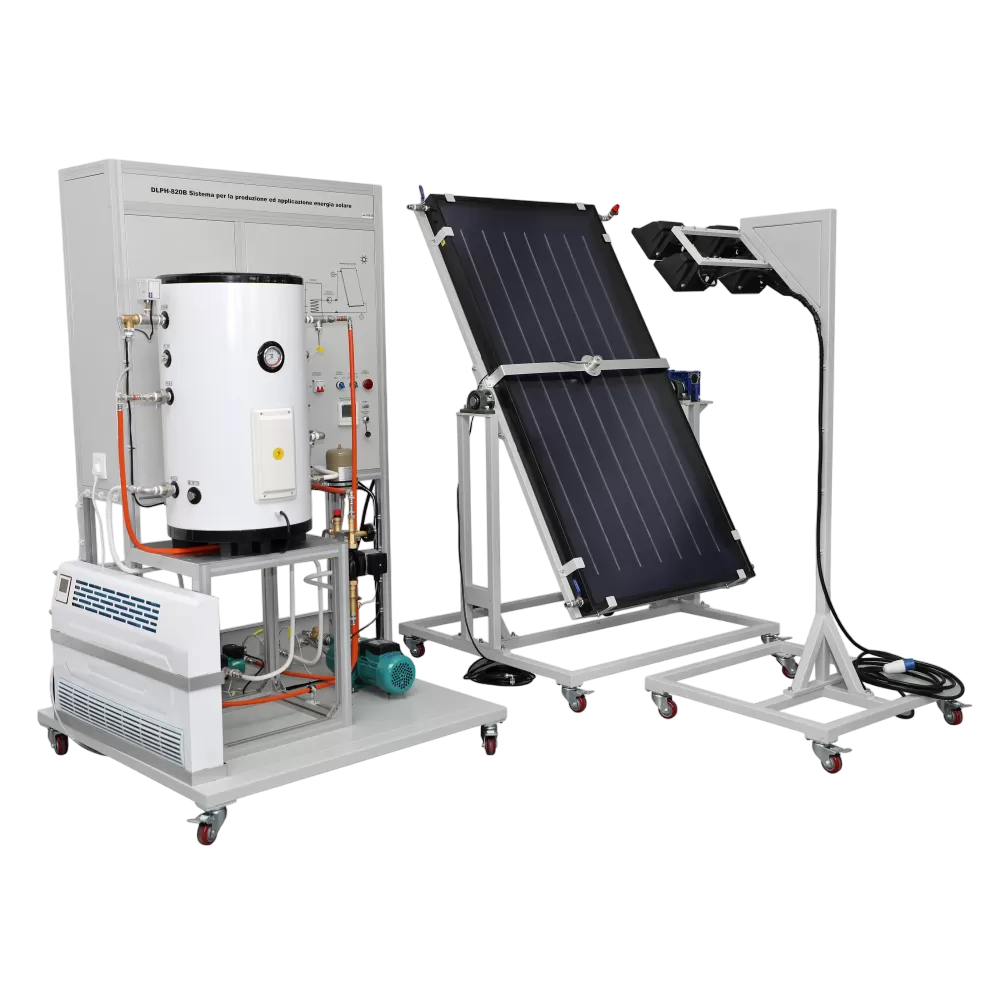 Sistema di formazione sulle applicazioni dell'energia solare termica