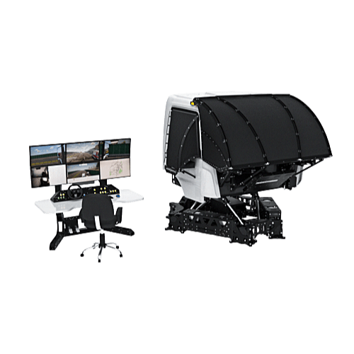 TS-10 – Simulatore di Guida per Camion e Autobus con Piattaforma 6DOF