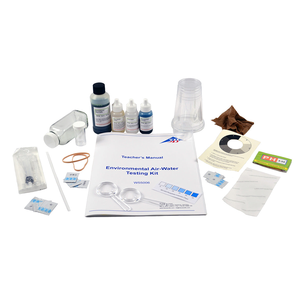 Kit di test aria/acqua ambientale (9 Analisi Chimiche)