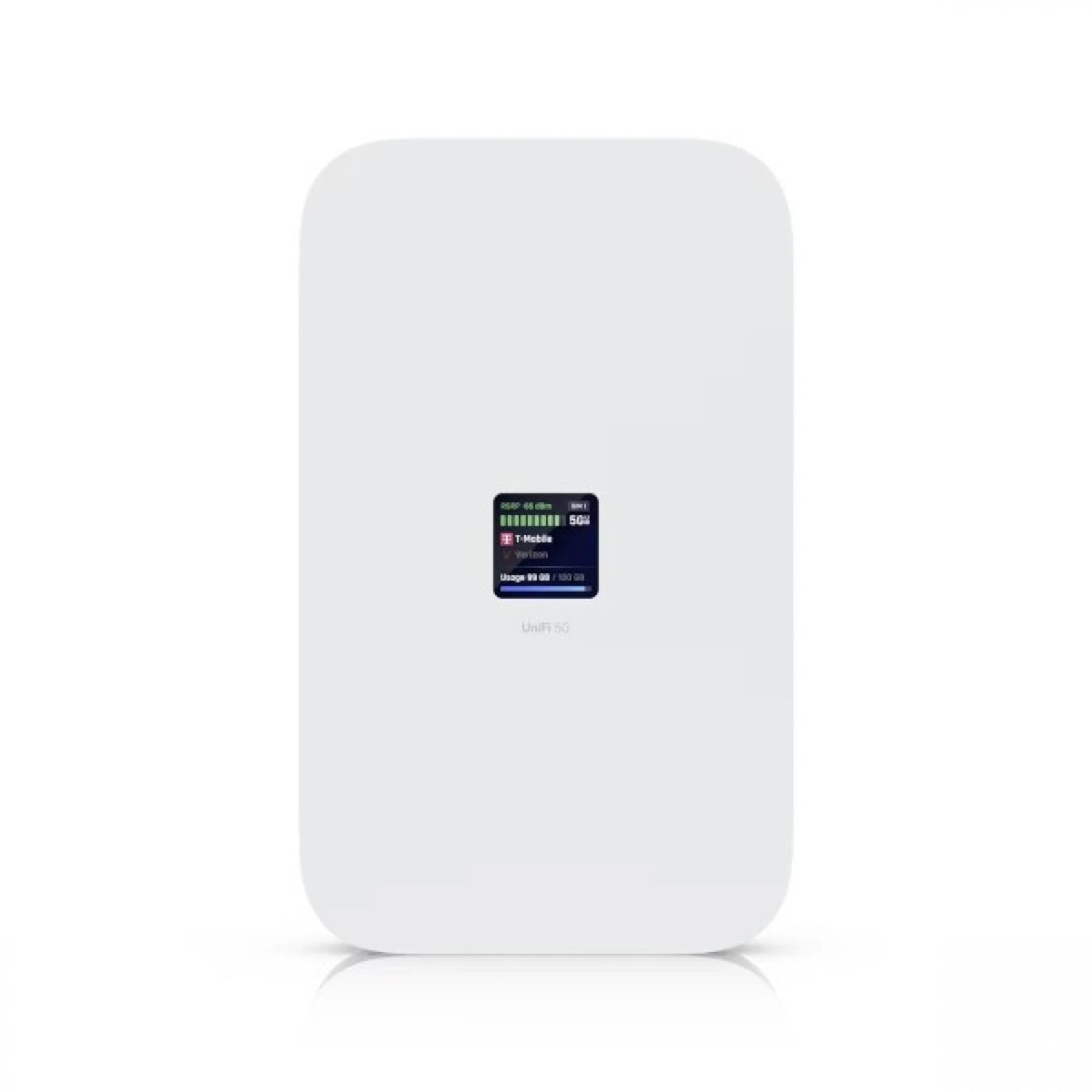 Ubiquiti UniFi 5G Max – Modem 5G Dual SIM/eSIM con Touchscreen e PoE per Interni