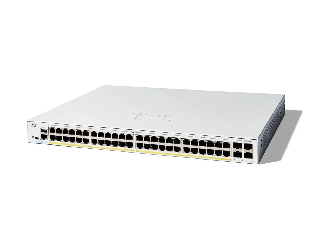 Cisco C1300-48P-4X – Switch Catalyst 1300 48 Porte GbE PoE+ con 4 Uplink 10G SFP+