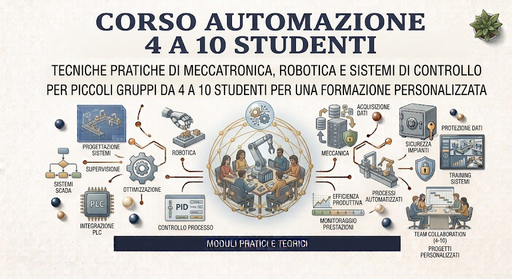CORSO AUTOMAZIONE  4 A 10 STUDENTI