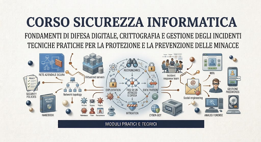CORSO SICUREZZA INFORMATICA