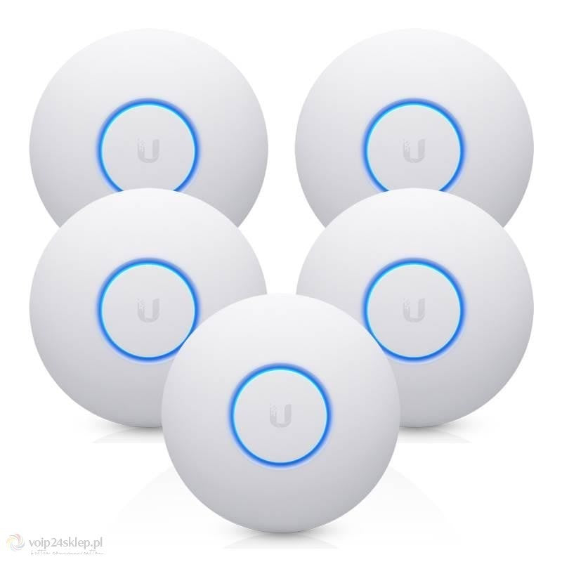 Ubiquiti UAP-NANOHD-5 – Kit 5 UniFi nanoHD Access Point Wi-Fi 5 1733 Mbit/s con PoE