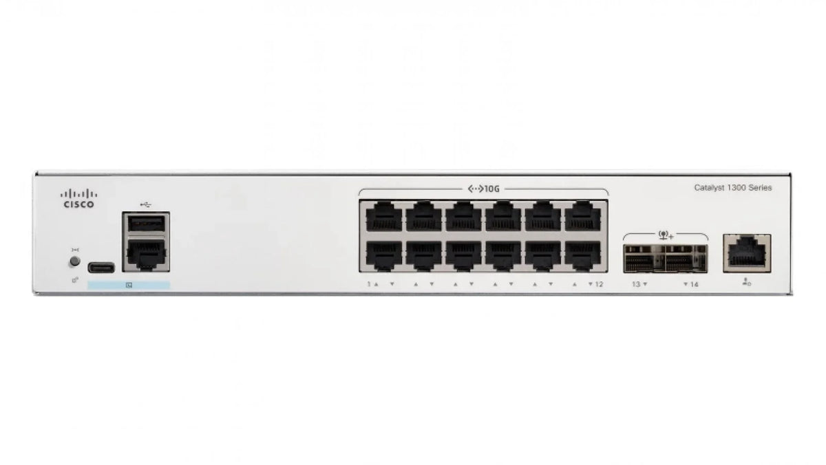 Cisco C1300-12XT-2X – Switch Catalyst 1300 12 Porte 10G con 2 Uplink SFP+