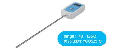 Sensore wireless per la misura della temperatura.