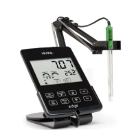 Kit pH multiparametro edge con funzioni avanzate e modalità base.