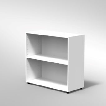 ARMADIO A GIORNO 1 RIPIANO PIEDI PLASTICA REGOLABILISTRUTTURA COLORE BIANCO, FONDO STANDARD COL.STRUTTURA, RIPIANI COLORE BIANCO, PIEDINO REGOLABILE