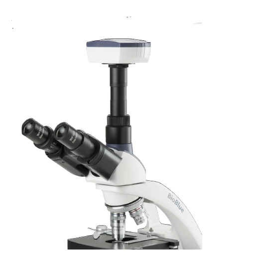 Fotocamera CMEX-2f con specifiche tecniche per microscopia.