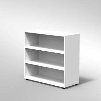 ARMADIO A GIORNO 2 RIPIANI PIEDI PLASTICA REGOLABILISTRUTTURA COLORE BIANCO, FONDO STANDARD COL.STRUTTURA, RIPIANI COLORE BIANCO, PIEDINO REGOLABILE