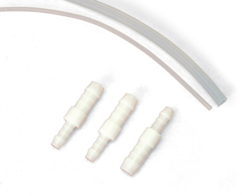Tubo di silicone da 6 mm per collegamenti fluidici in esperimenti.