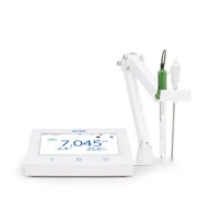 pHmetro da banco con touchscreen per pH/ORP, compatto e preciso.