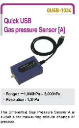 Sensore di pressione gas A Quick USB.