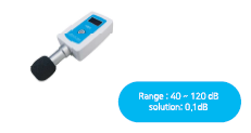 Sensore wireless per la pressione sonora.