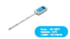 Sensore wireless per la temperatura verticale.