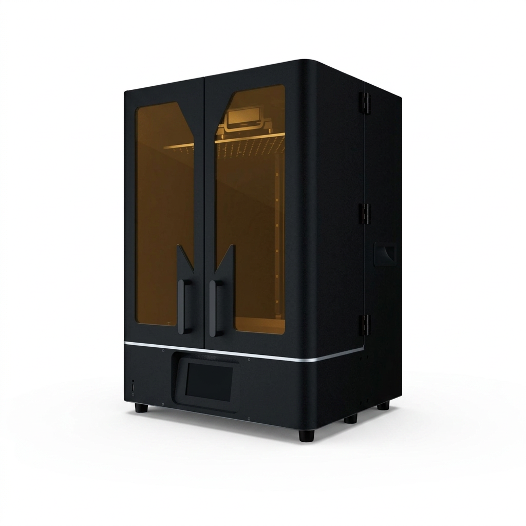 Stampante 3D a resina Sharebot Titan su sfondo bianco