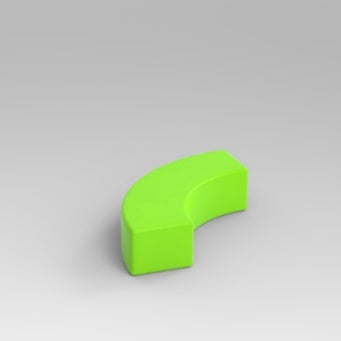 MORBIDO AGORA' ARCO MEDIO SMALL DIM. 1500X400X300 MM