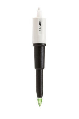 Elettrodo pH a doppia giunzione in PVDF con punta conica per basse temperature.