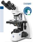 Microscopio bScope con specifiche tecniche per istruzione superiore.