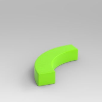 MORBIDO AGORA' ARCO GRANDE SMALL DIM. 2060X400X300 MM