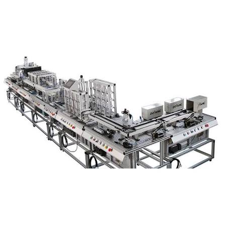 DLWL-800A – Sistema Modulare per Formazione Automazione Industriale con Bus Elettrico e Meccanico