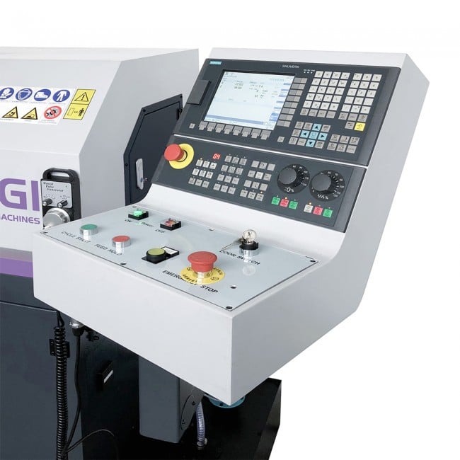 tornio ad autoapprendimento sogi M2C-450 260 x 450 mm - controllo numerico siemens 808d