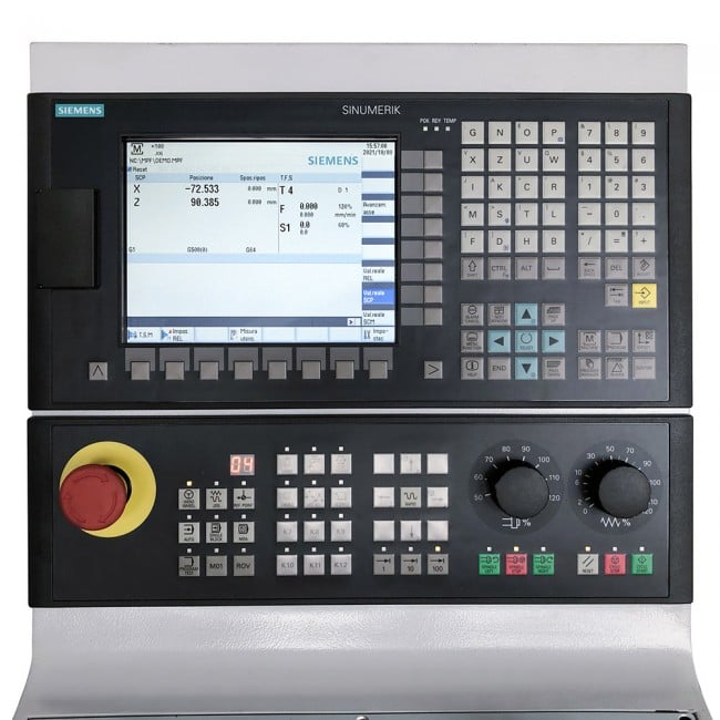 tornio ad autoapprendimento sogi M2C-450 260 x 450 mm - controllo numerico siemens 808d