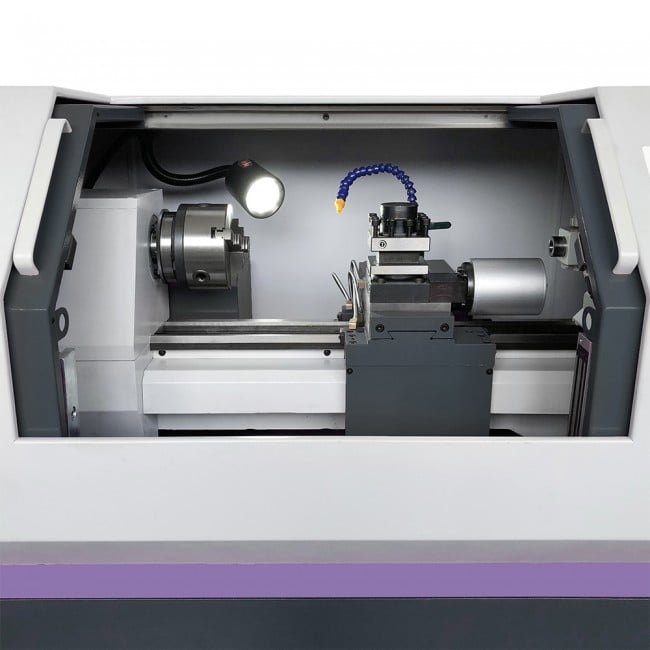 tornio ad autoapprendimento sogi M2C-450 260 x 450 mm - controllo numerico siemens 808d