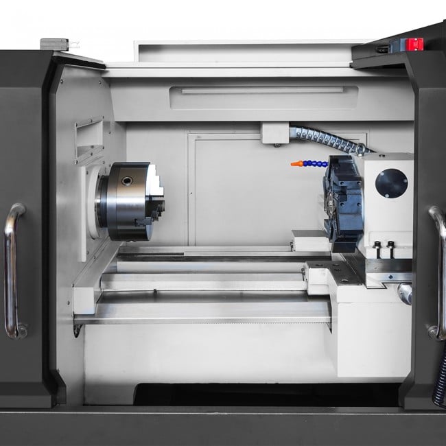 tornio cnc ad autoapprendimento sogi M6C-750 460x750 mm - controllo numerico siemens 808d
